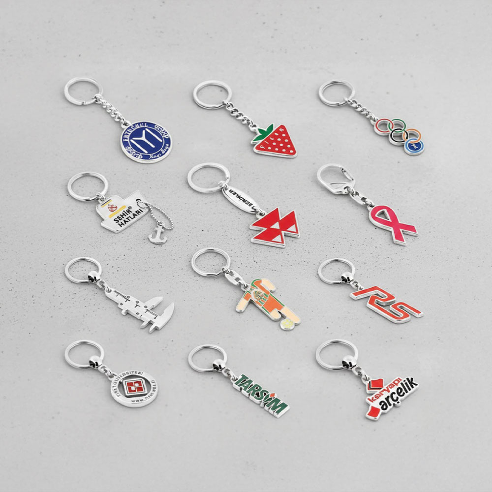 3 Boyutlu Özel Tasarım Metal Anahtarlık