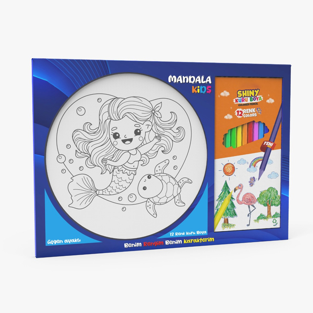 Boyama Kitabı ve Boyama Kalemi